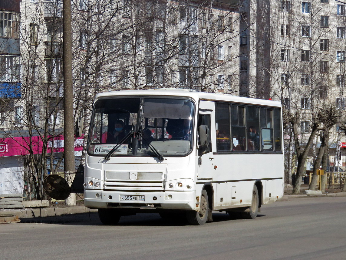 Кіраўская вобласць, ПАЗ-320402-05 № К 655 РК 43