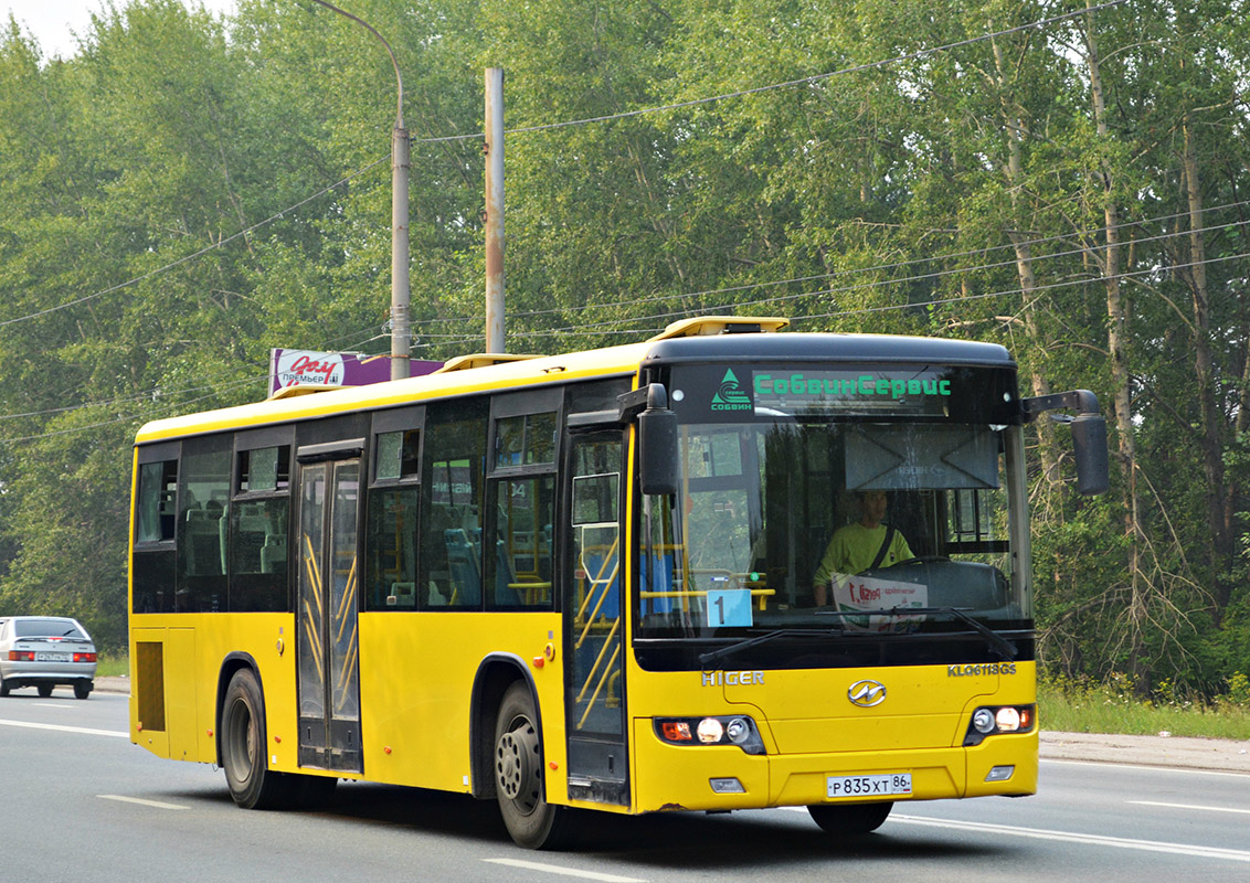 Тюменская область, Higer KLQ6118GS № Р 835 ХТ 86