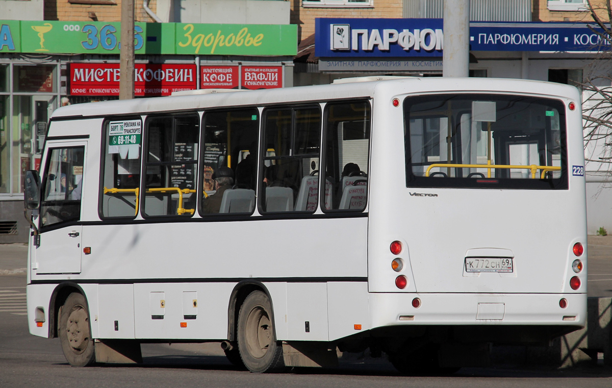 Тверская область, ПАЗ-320402-05 "Вектор" № К 772 СН 69