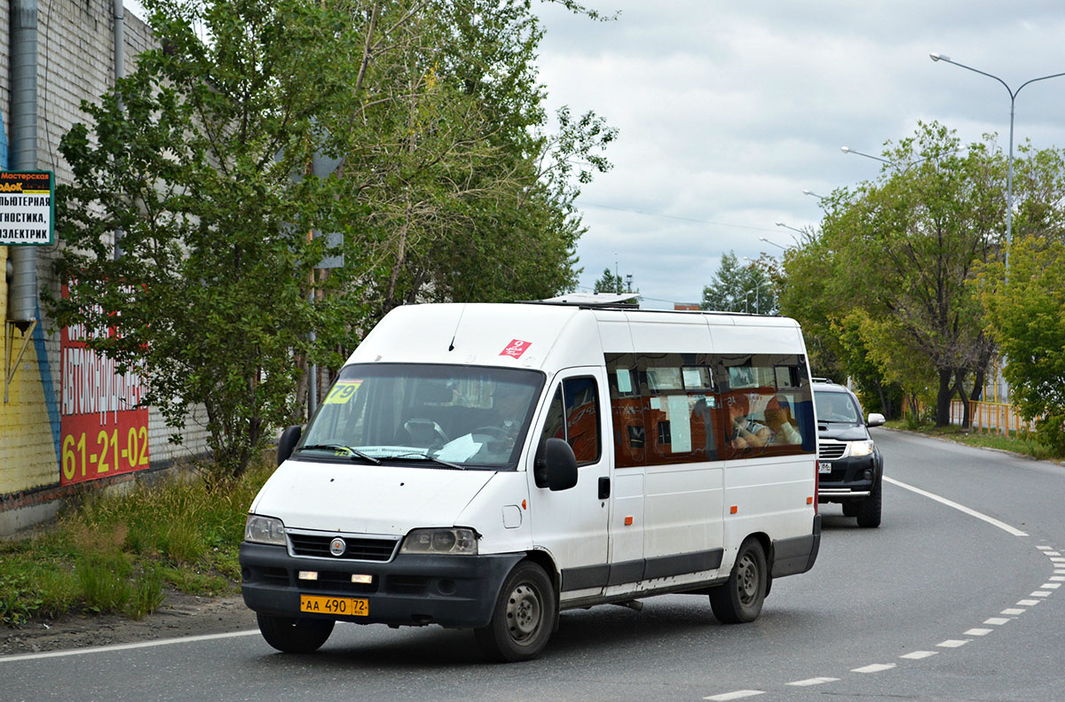 Тюменская область, FIAT Ducato 244 CSMMC-RLL, -RTL № АА 490 72