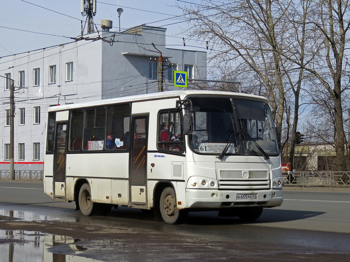 Kirov region, PAZ-320402-05 č. К 655 РК 43