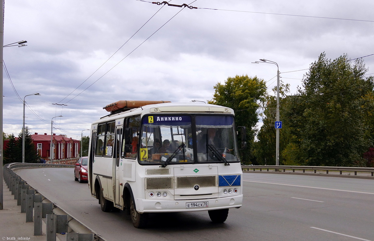 Томская область, ПАЗ-32054 № Е 194 СХ 70