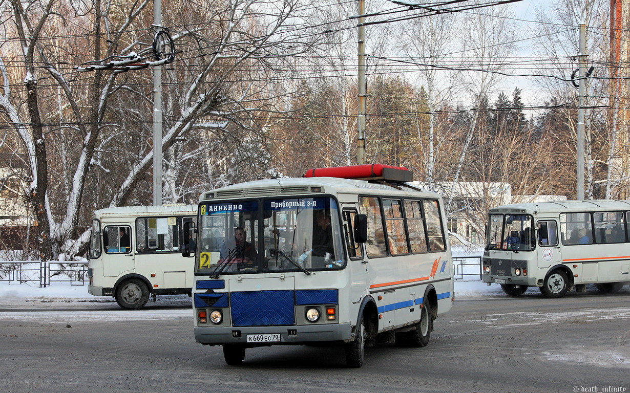 Томская область, ПАЗ-32054 № К 669 ЕС 70