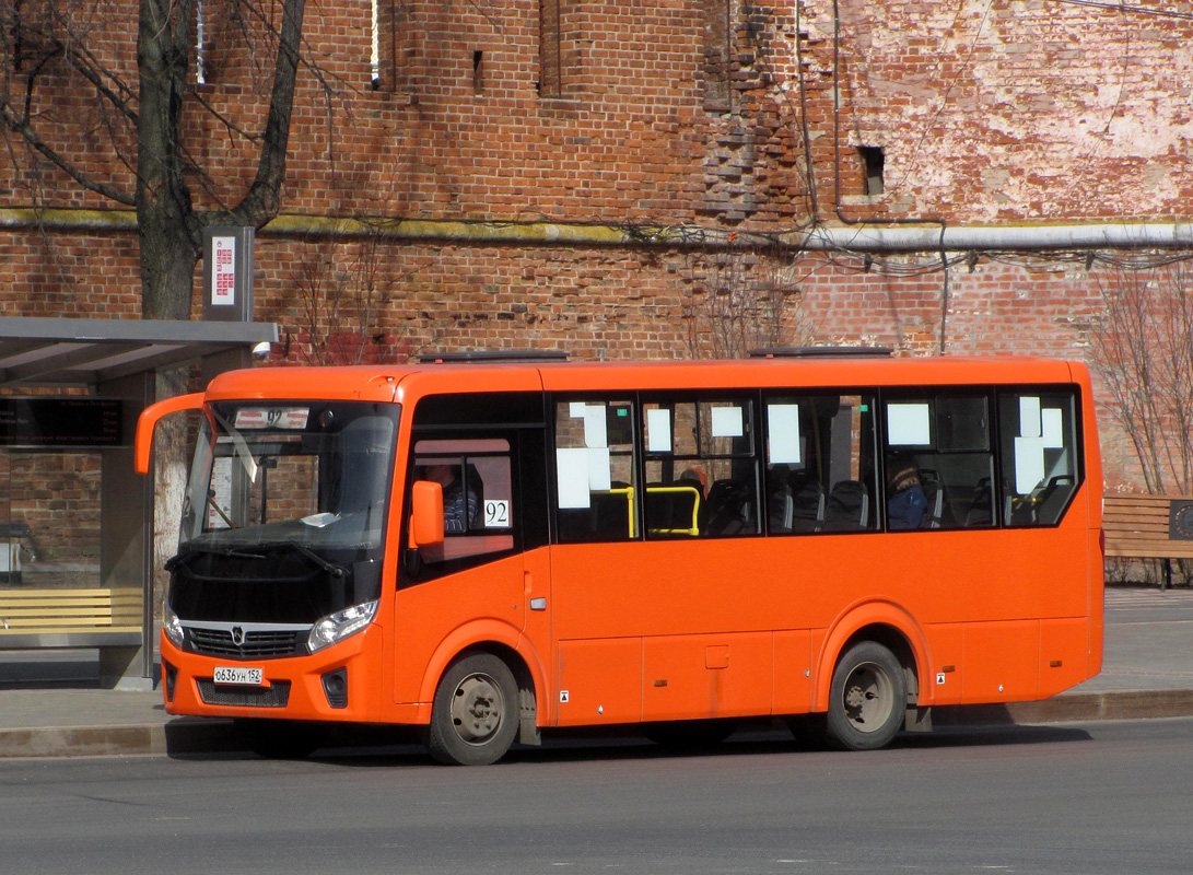 Nizhegorodskaya region, PAZ-320405-04 "Vector Next" Nr. О 636 УН 152