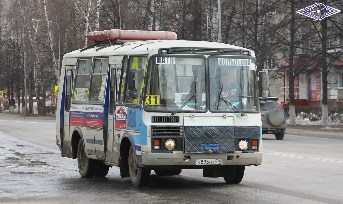 Томская область, ПАЗ-32054 № К 895 НТ 70