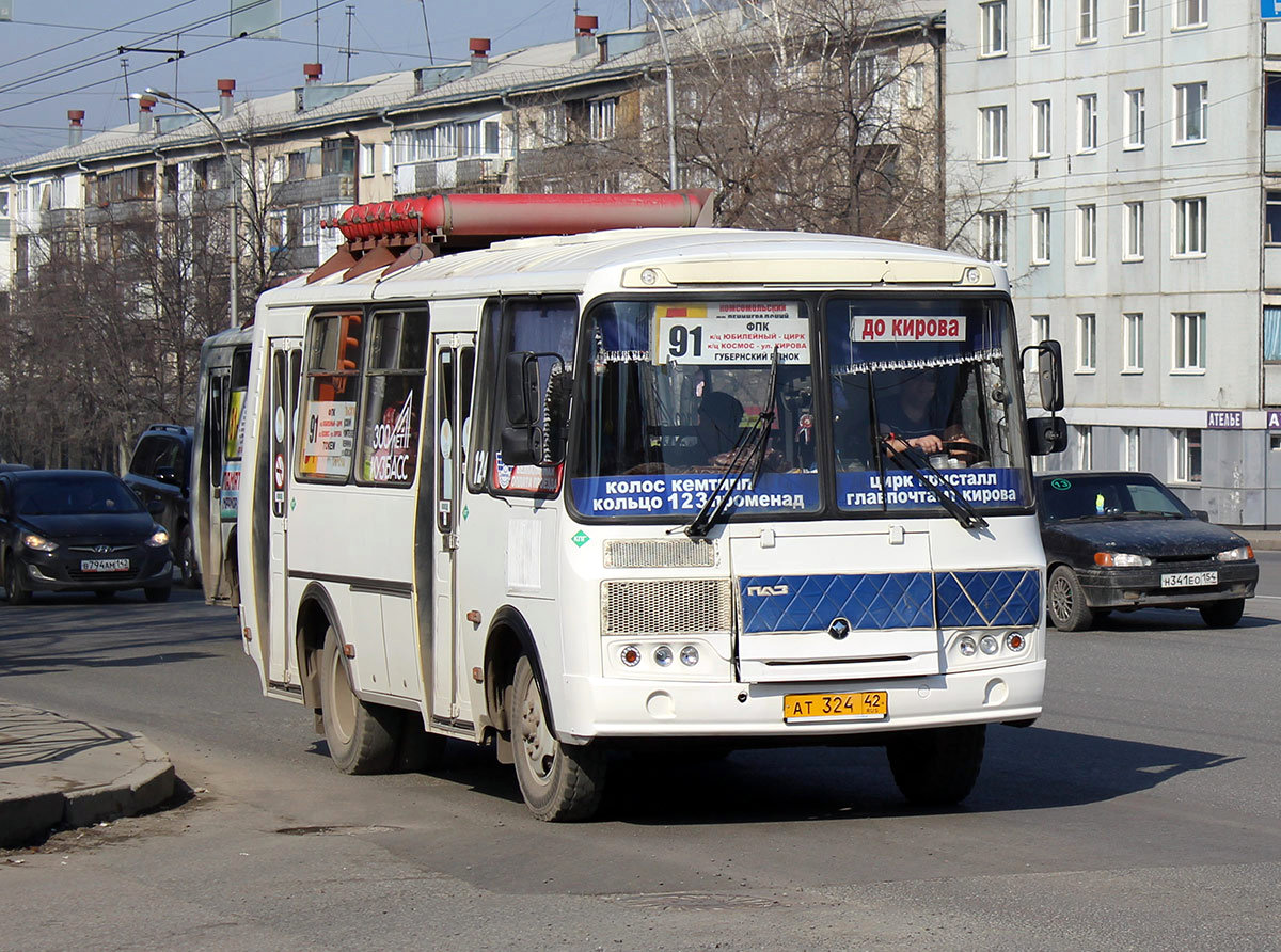 Кемеровская область - Кузбасс, ПАЗ-32054 № 124