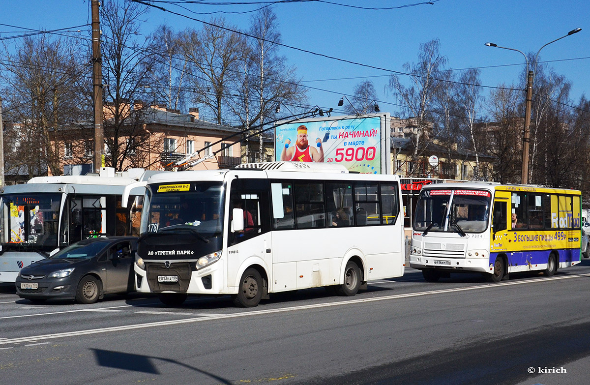 Санкт-Петербург, ПАЗ-320435-04 "Vector Next" № Е 013 НА 198