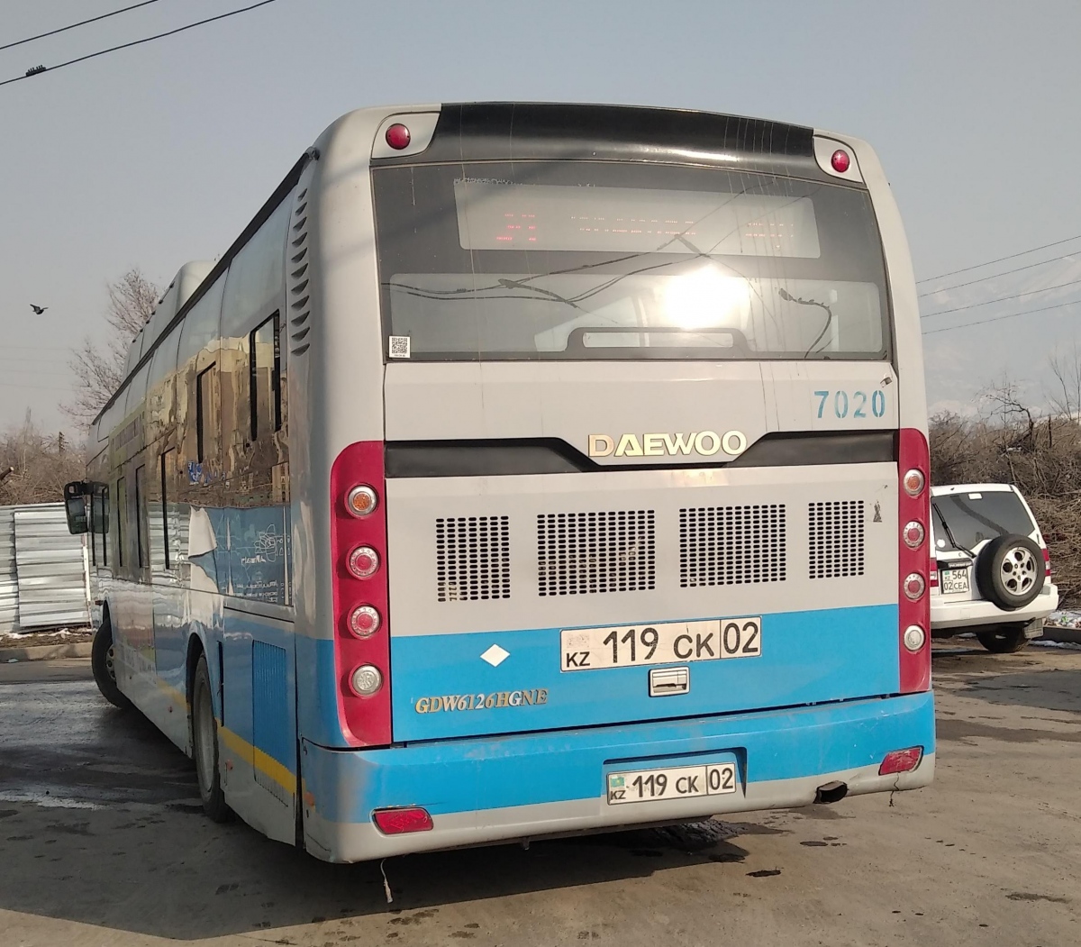 Алматы, Guilin Daewoo GDW6126CNG (СемАЗ) № 7020