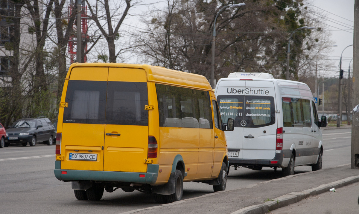 Киев, Mercedes-Benz Sprinter W904 410D № BX 9807 CE