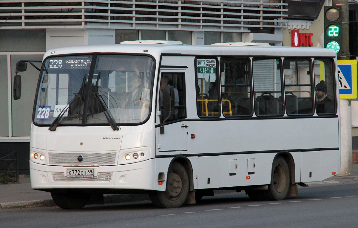 Тверская область, ПАЗ-320402-05 "Вектор" № К 772 СН 69