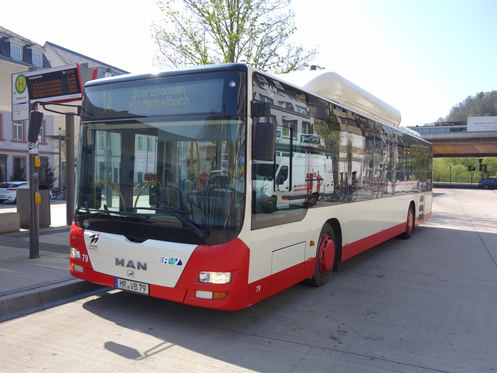 Гессен, MAN A21 Lion's City NL313 CNG № 79