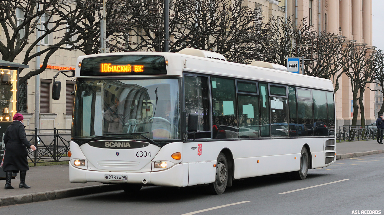 Санкт-Петербург, Scania OmniLink I (Скания-Питер) № 6304