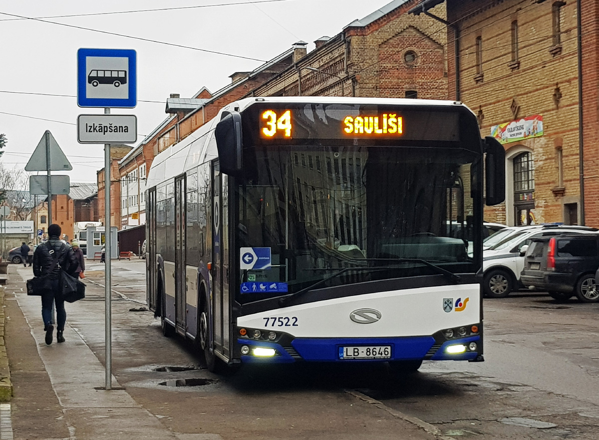 Латвия, Solaris Urbino IV 12 № 77522