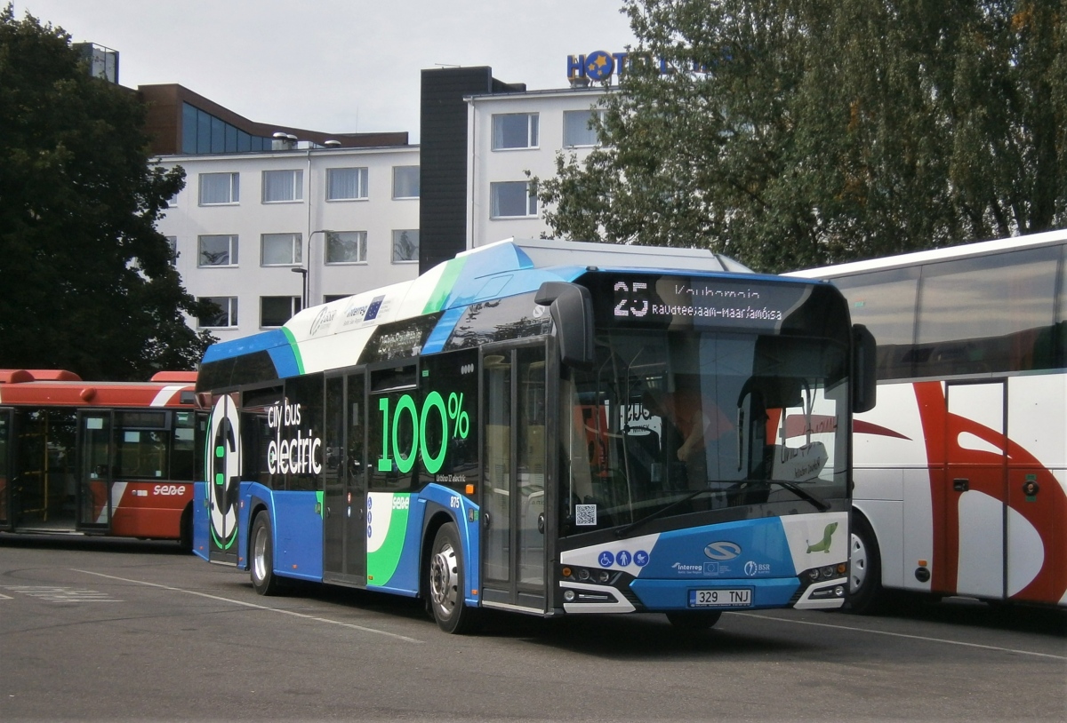 Эстония, Solaris Urbino IV 12 electric № 875