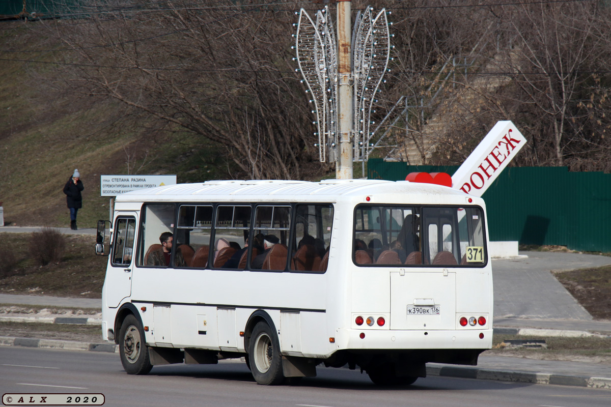 Воронежская область, ПАЗ-4234-05 № К 390 ВК 136