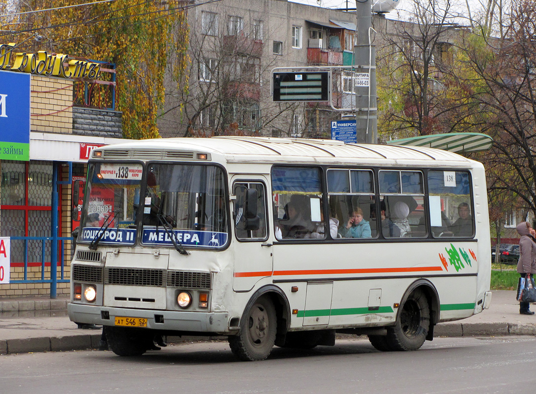 Nizhegorodskaya region, PAZ-32054 č. АТ 546 52