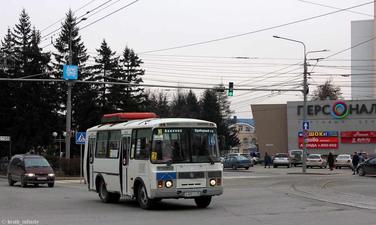 Томская область, ПАЗ-32054 № Е 485 ТУ 70