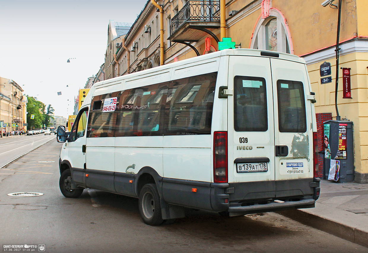 Санкт-Петербург, Нижегородец-2227UT (IVECO Daily) № 039