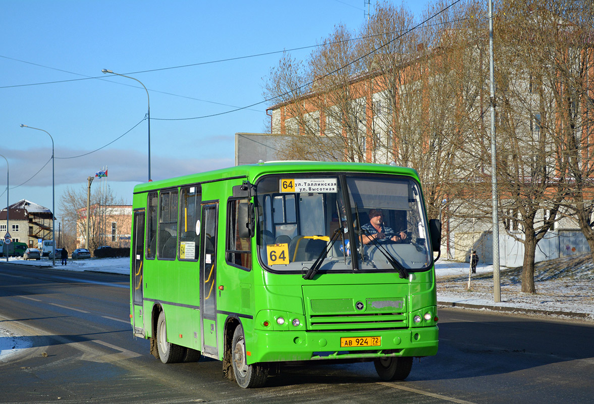 Тюменская область, ПАЗ-320302-12 № АВ 924 72