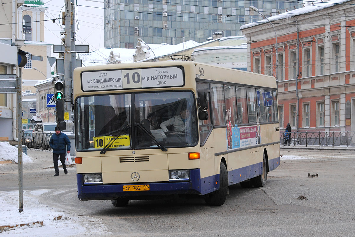 Пермский край, Mercedes-Benz O405 № АС 982 59