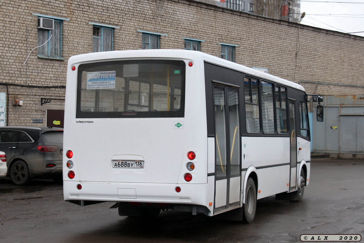 Воронежская область, ПАЗ-320414-14 "Вектор" № А 688 ВУ 136