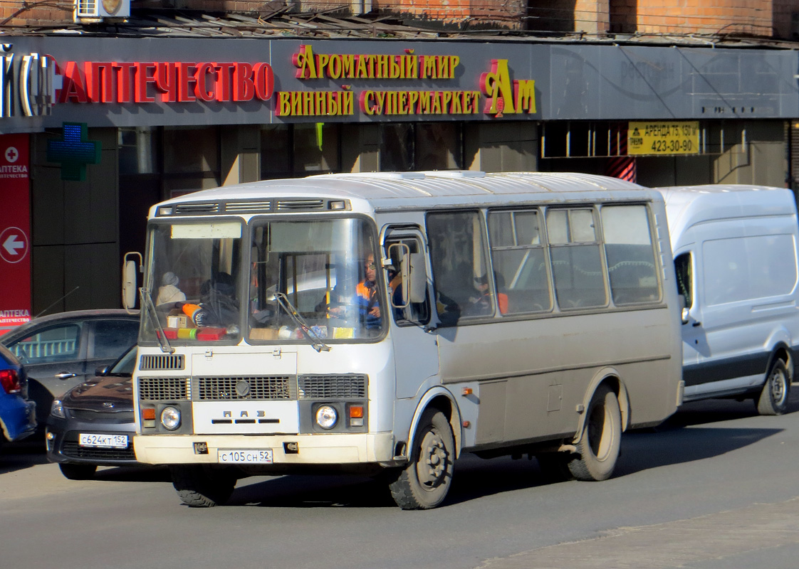 Нижегородская область, ПАЗ-32053 № С 105 СН 52