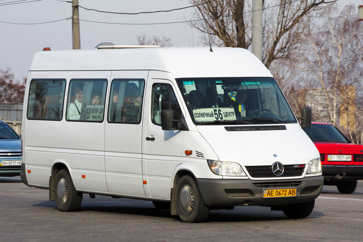 Днепропетровская область, Mercedes-Benz Sprinter W903 311CDI № AE 0672 AB