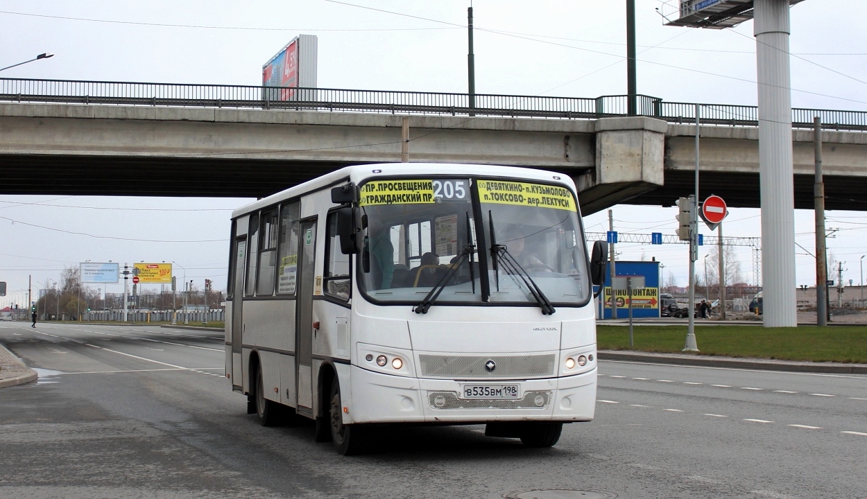 Санкт-Петербург, ПАЗ-320402-05 "Вектор" № В 535 ВМ 198