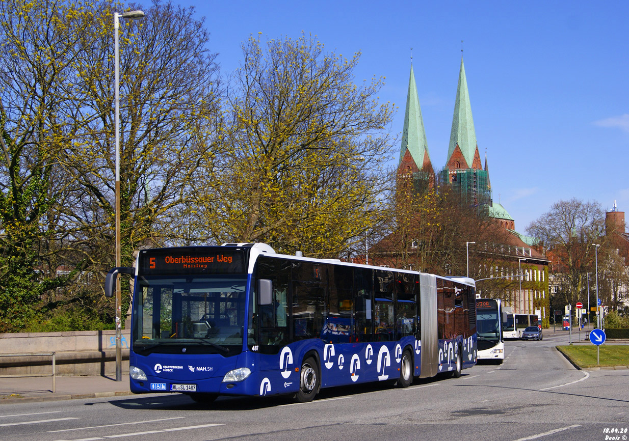 Шлезвиг-Гольштейн, Mercedes-Benz Citaro C2 G № 487