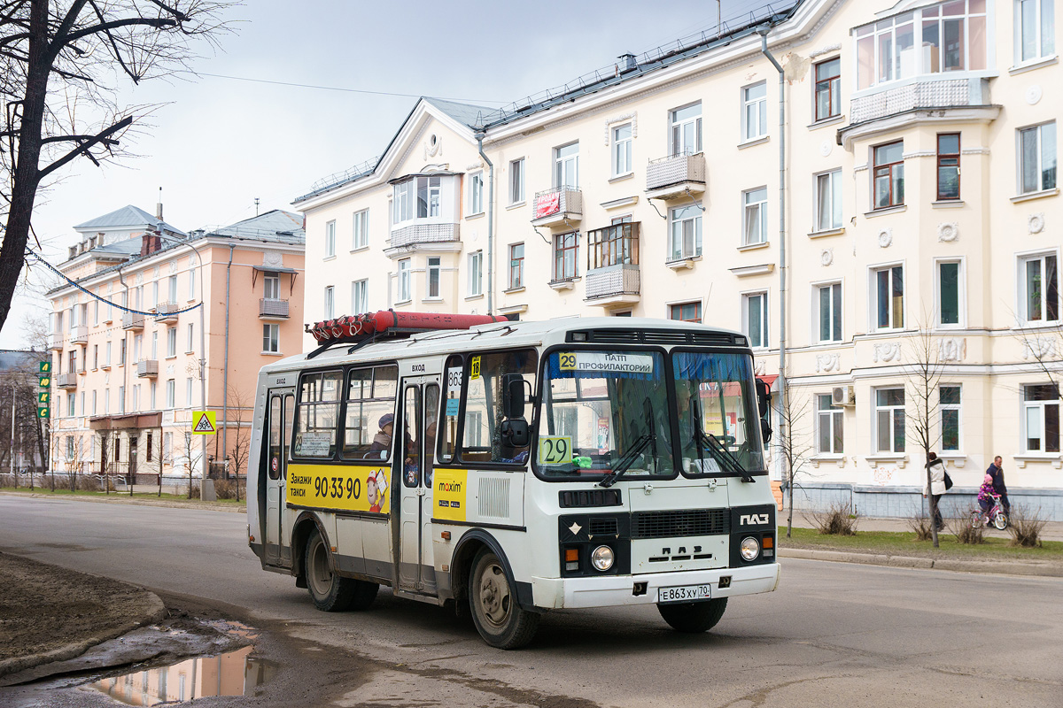 Томская область, ПАЗ-32054 № Е 863 ХУ 70