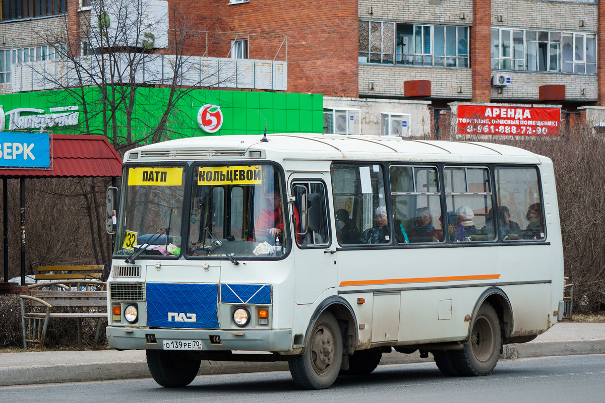 Томская область, ПАЗ-32054 № О 139 РЕ 70