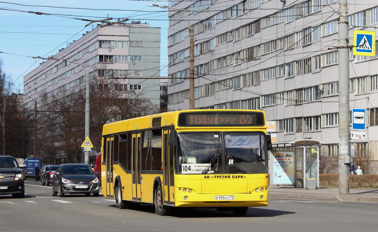 Санкт-Петербург, МАЗ-103.468 № В 183 НУ 178