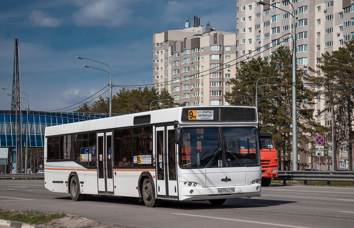 Воронежская область, МАЗ-103.565 № У 070 АС 136