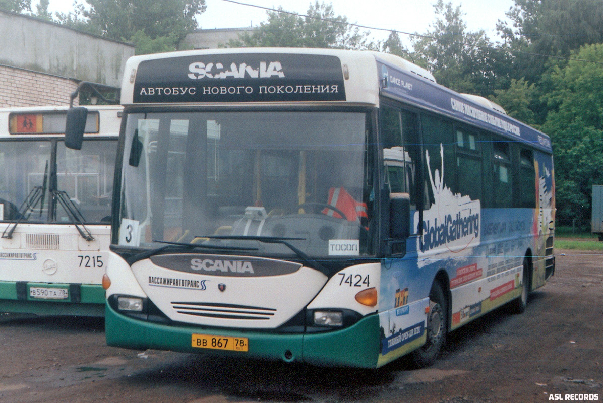 Санкт-Петербург, Scania OmniLink I (Скания-Питер) № 7424