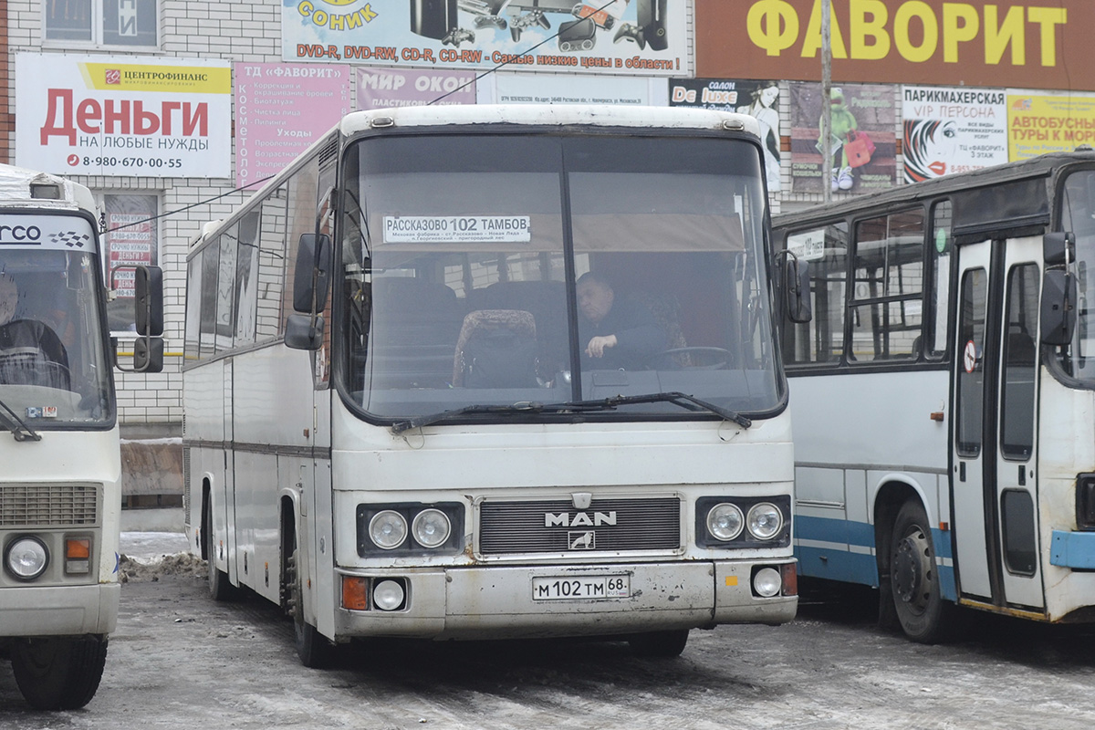 Тамбовская область, MAN 882 **2FRH № М 102 ТМ 68 — Фото — Автобусный  транспорт