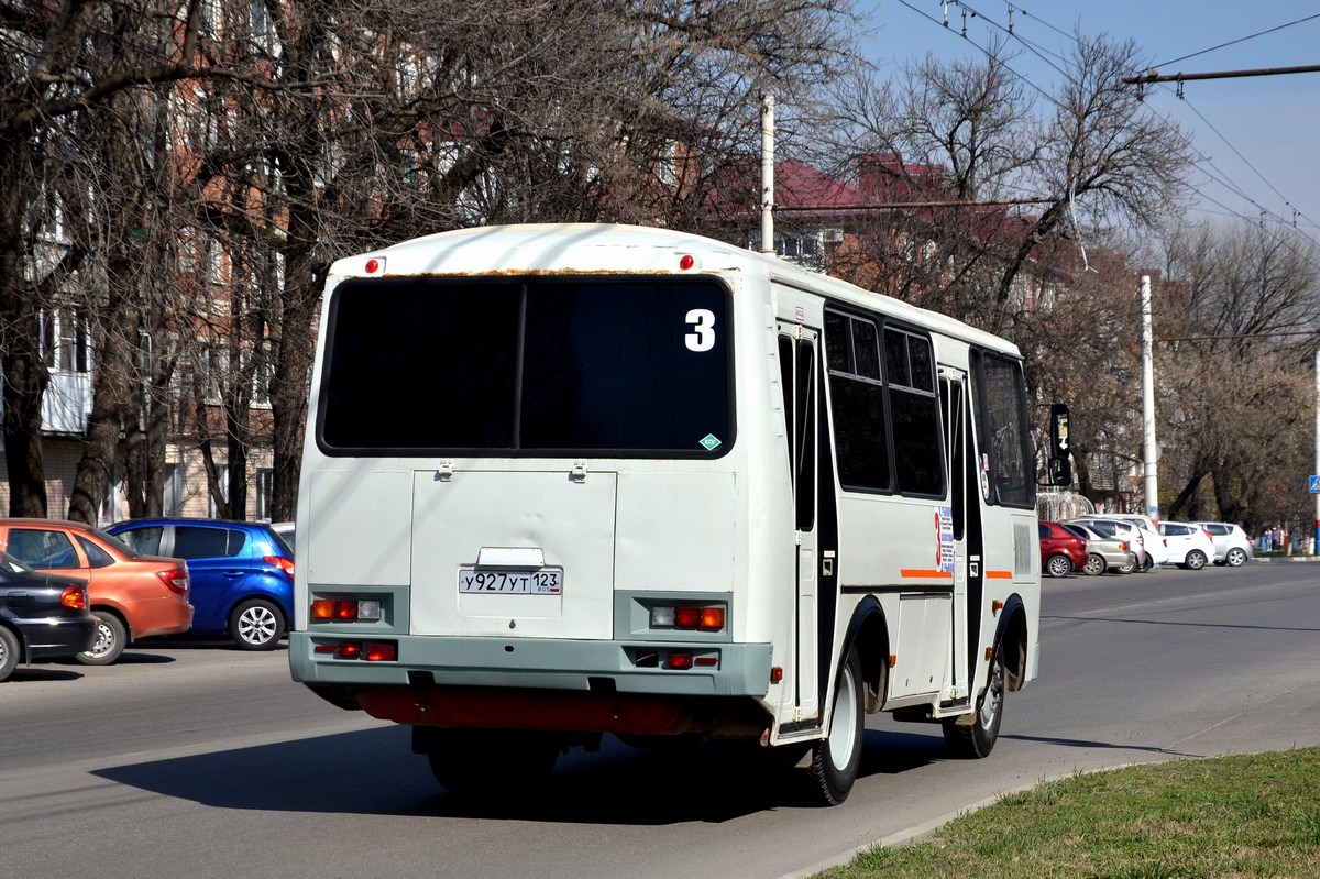 Краснодарский край, ПАЗ-32054 № У 927 УТ 123