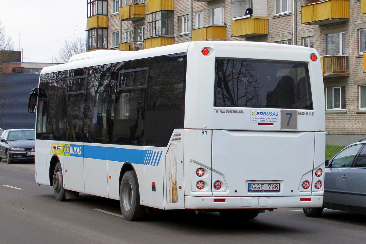 Литва, TEMSA MD9 LE № 81