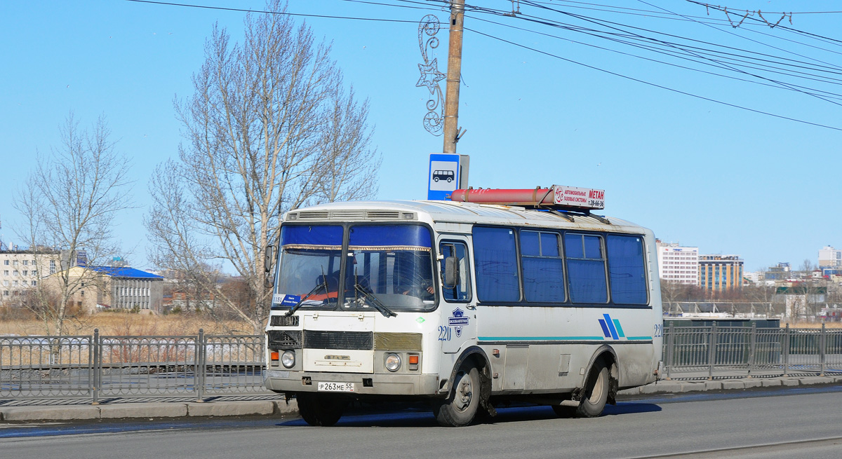 Омская область, ПАЗ-32053 № 220