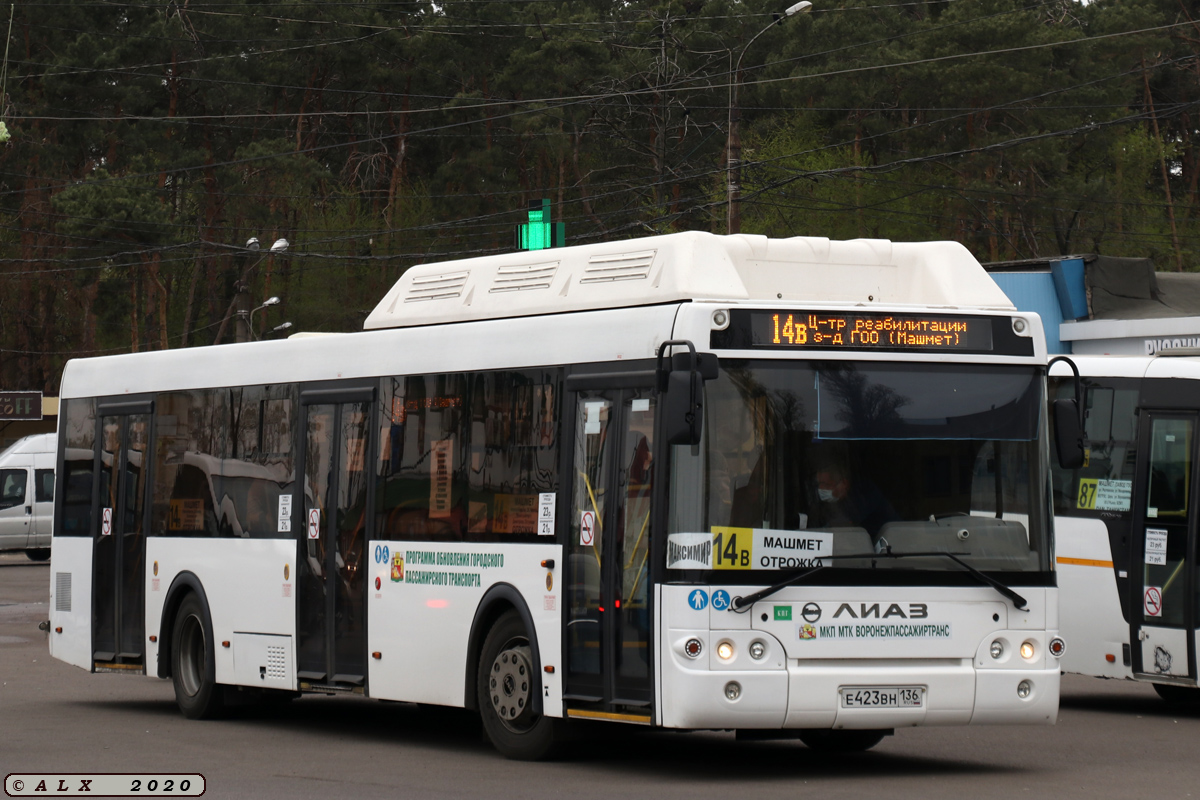 Воронежская область, ЛиАЗ-5292.67 (CNG) № Е 423 ВН 136