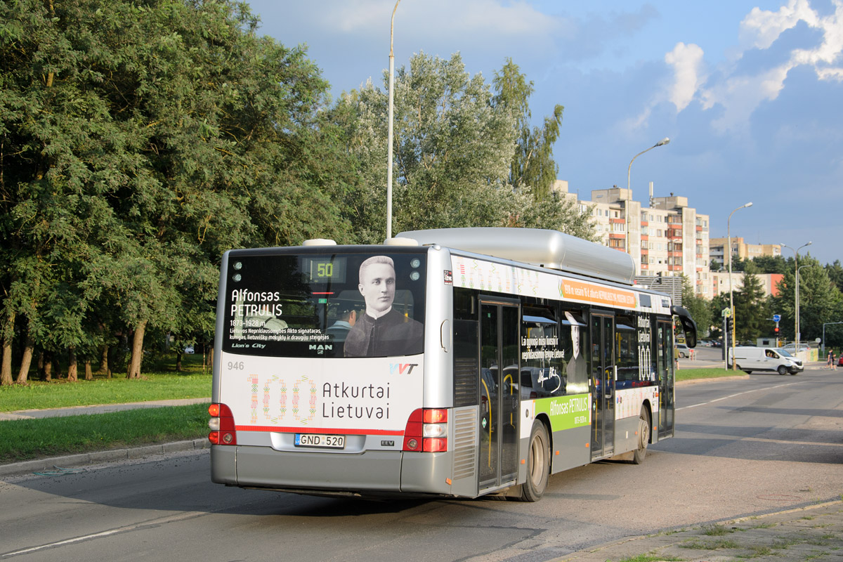 Литва, MAN A21 Lion's City NL273 CNG № 946