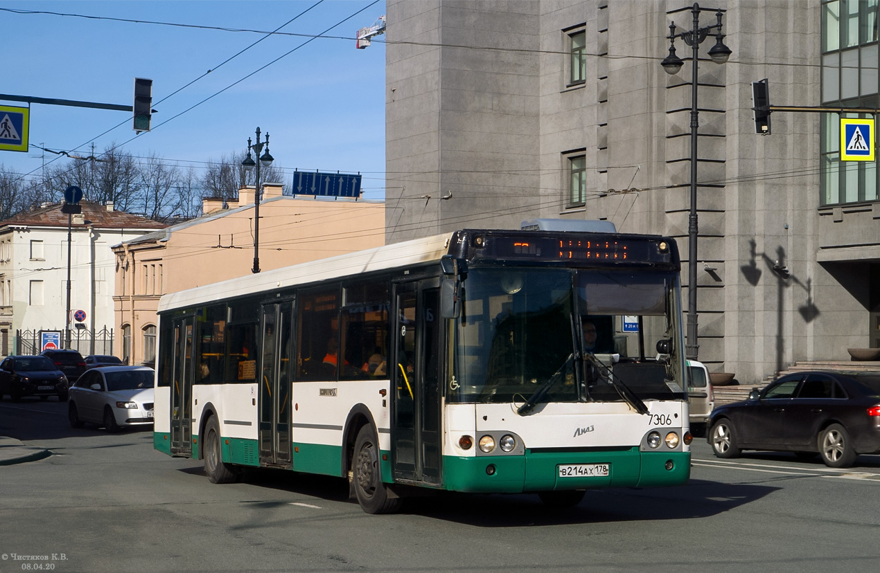 Sankt Petersburg, LiAZ-5292.20 Nr 7306