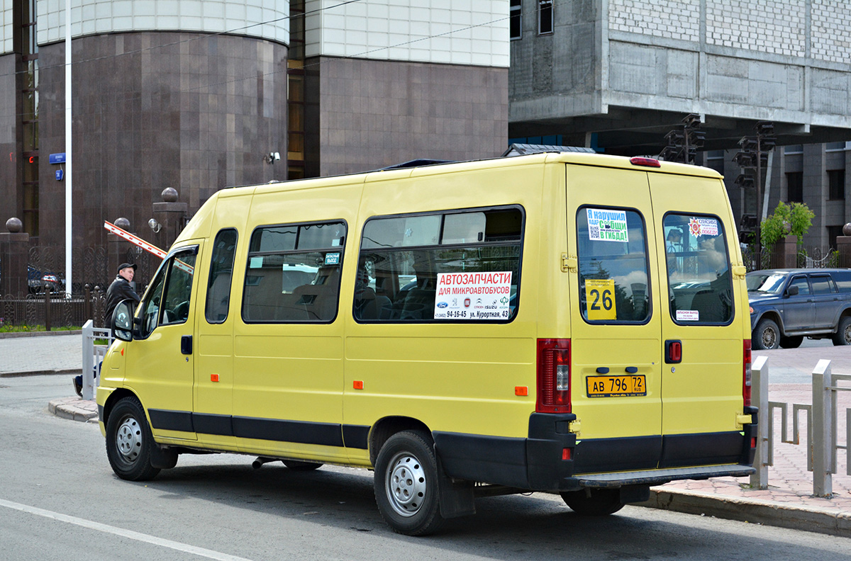 Тюменская область, FIAT Ducato 244 CSMMC-RLL, -RTL № АВ 796 72