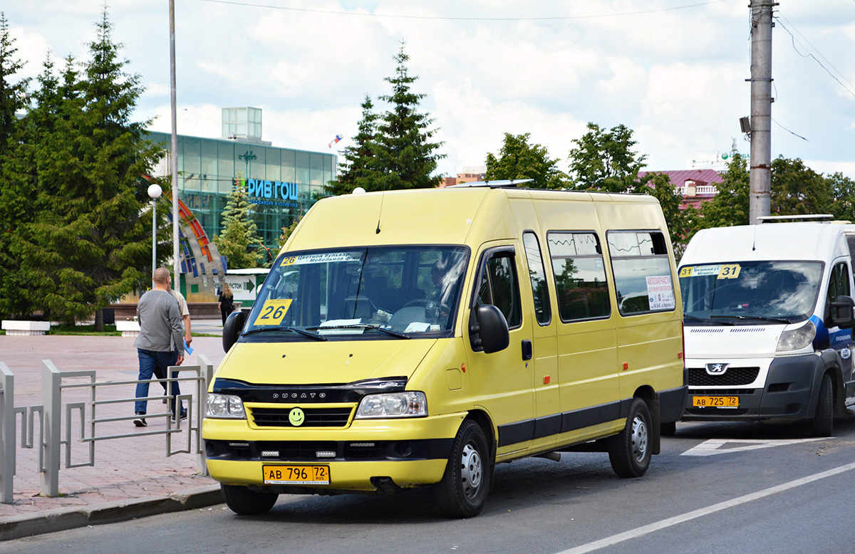 Тюменская область, FIAT Ducato 244 CSMMC-RLL, -RTL № АВ 796 72