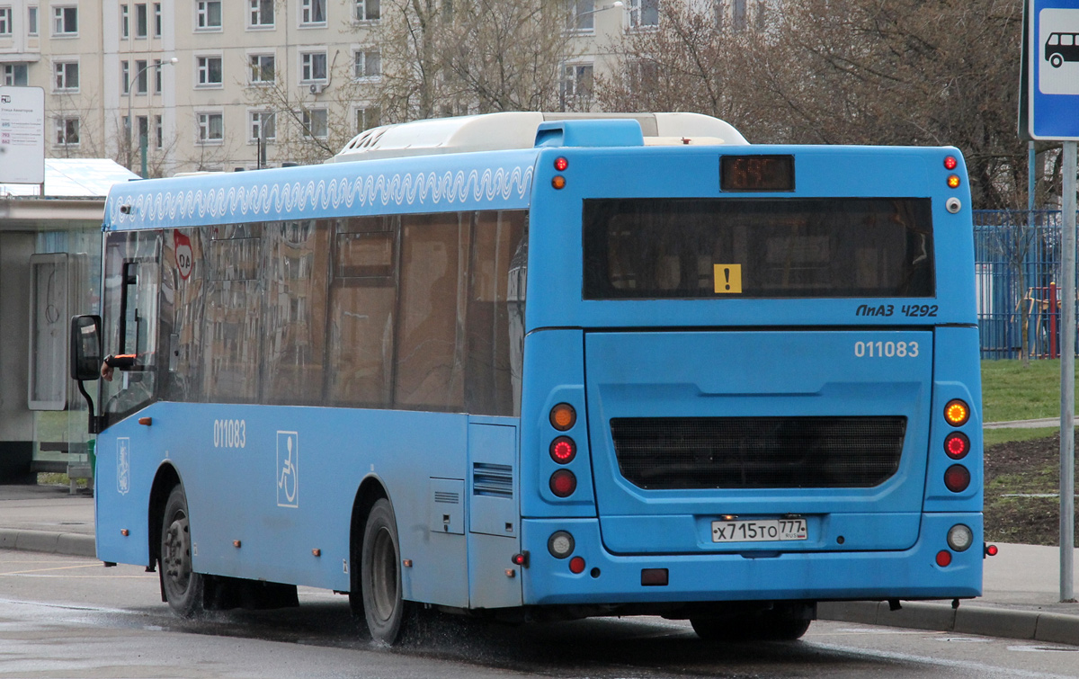 Moskva, LiAZ-4292.60 (1-2-1) č. 011083