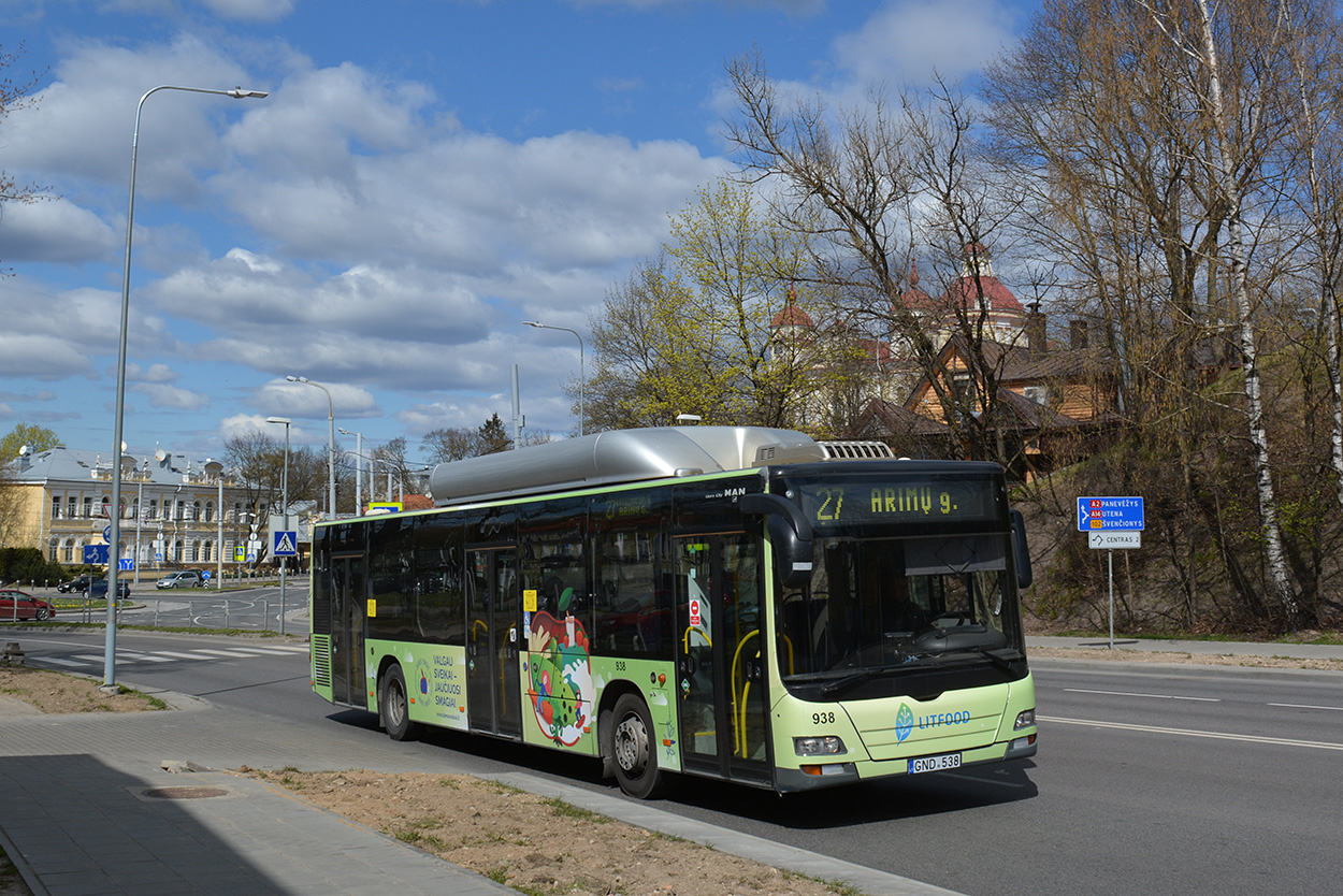 Литва, MAN A21 Lion's City NL273 CNG № 938