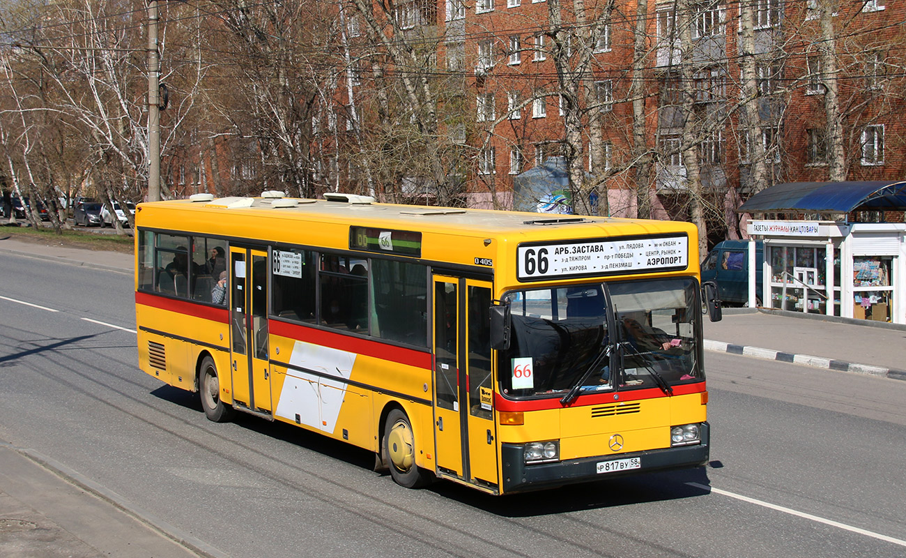 Пензенская область, Mercedes-Benz O405 № Р 817 ВУ 58