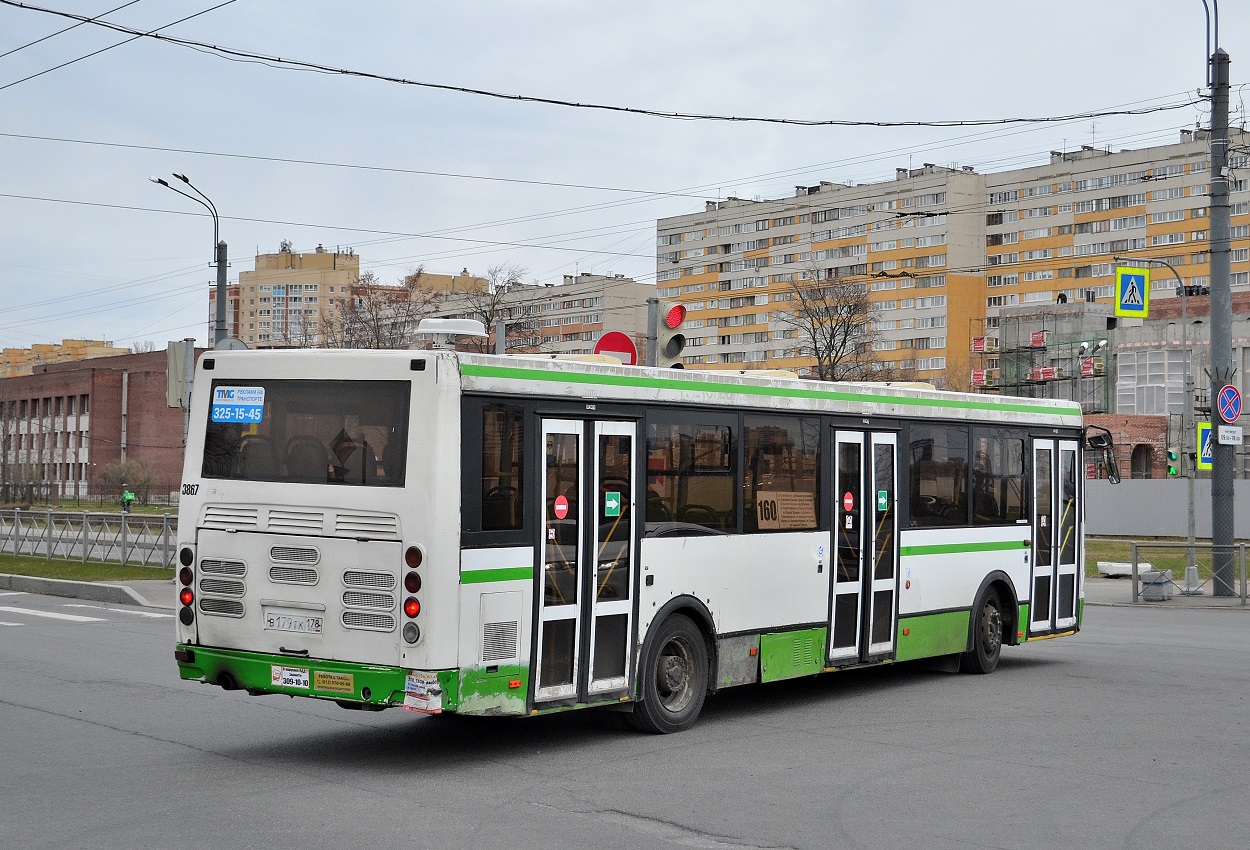 Санкт-Петербург, ЛиАЗ-5293.60 № 3867