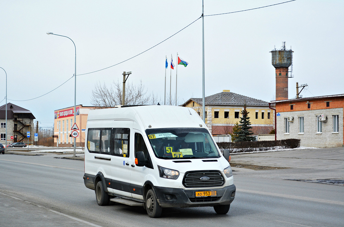 Тюменская область, Ford Transit FBD [RUS] (Z6F.ESG.) № АО 953 72