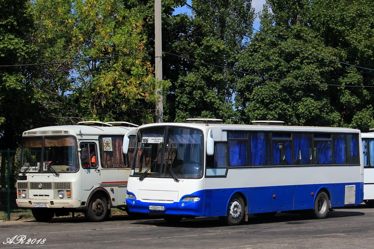 Тамбовская область, ПАЗ-4234 № М 772 АР 68; Тамбовская область, КАвЗ-4238-00 № Х 002 РС 62; Тамбовская область — Автобусные вокзалы, станции, конечные остановки и АТП