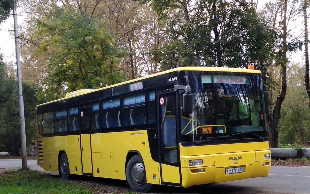 Вологодская область, MAN A72 Lion's Classic SÜ313 № Е 717 МХ 35